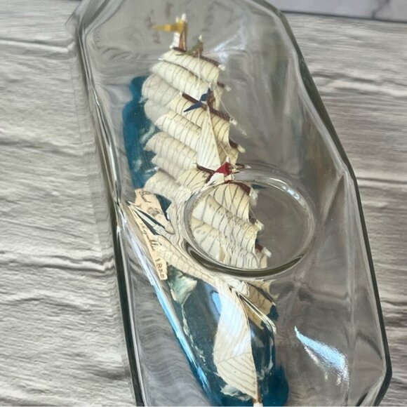 Vintage "Great Republic 1853" Ship In Bottle Handmade In England - Picture 9 of 13